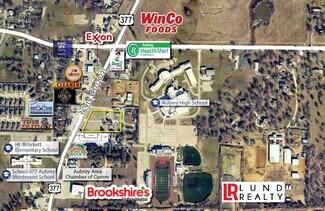 Plus de détails pour US 377 -3 AC | ON SEWER | COMMERCIAL | 3 LOTS, Aubrey, TX - Terrain à vendre
